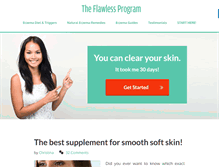 Tablet Screenshot of flawlessprogram.com